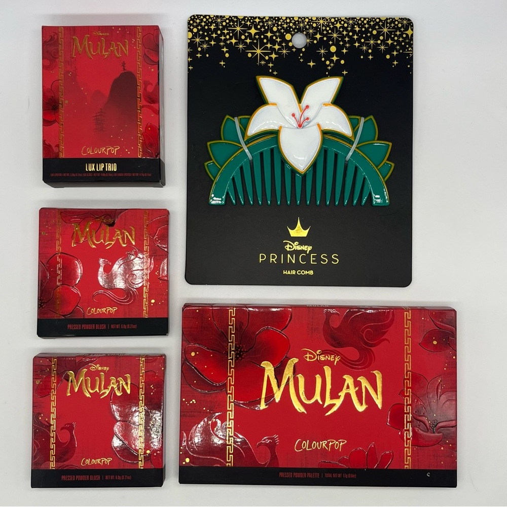 DISCONTINUED ColourPop x Disney Mulan Bundle FREE SHIPPING - Picture 2 of 7